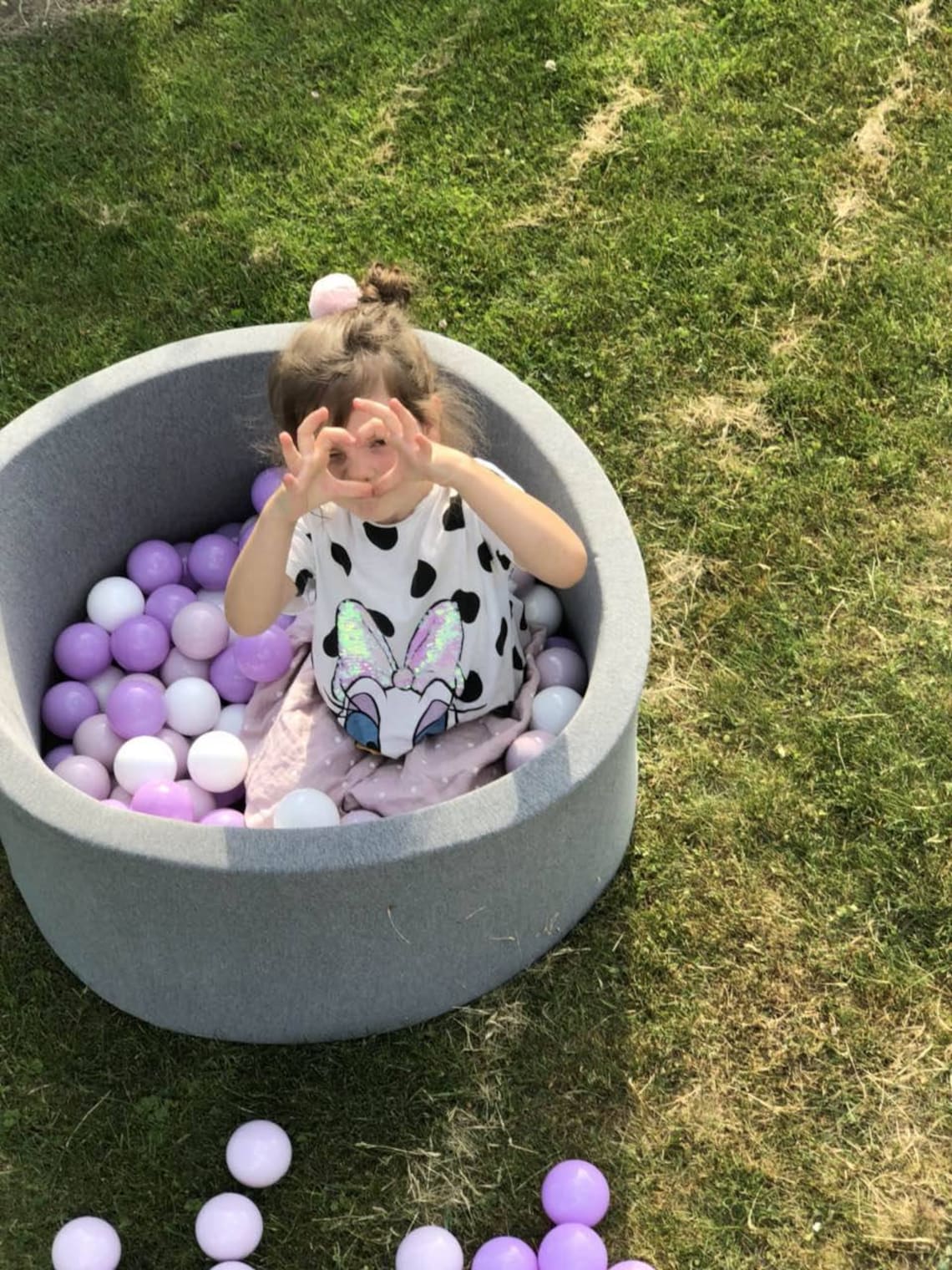 Ball pit 80x40cm160 balls dark grey indoor baby ball pit Etsy