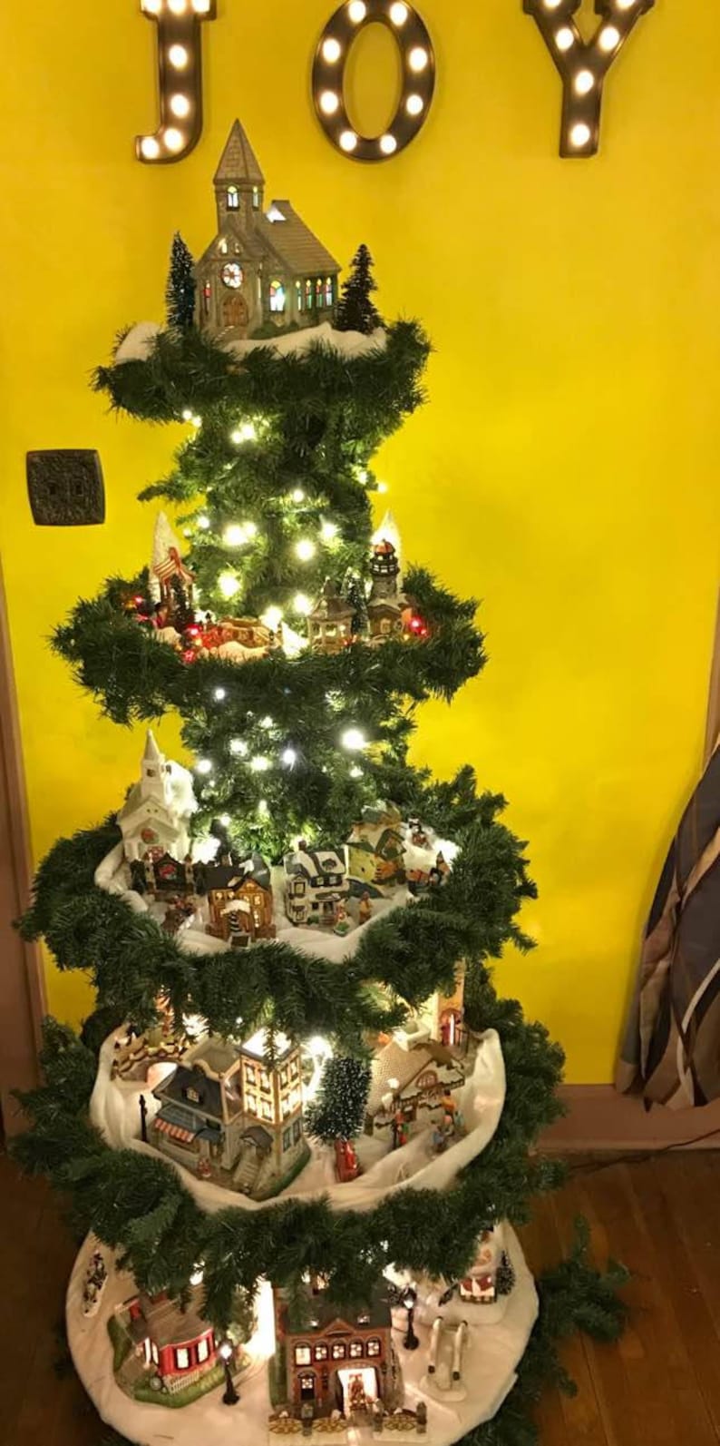 Christmas Village Display Tree Plans | Etsy