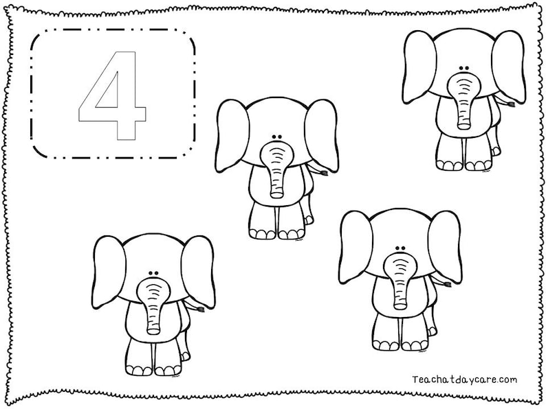 20 printable numbers 1 20 counting and color worksheets