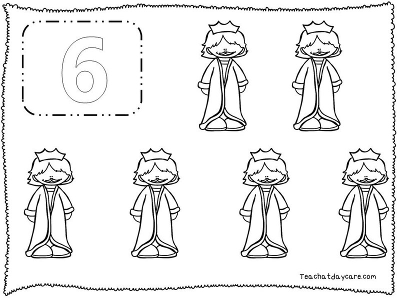 20 Printable Numbers 1-20 Counting and Color Worksheets. | Etsy
