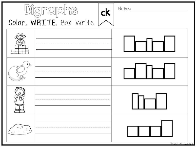 254 blends and digraphs worksheets download 1st 3rd grade