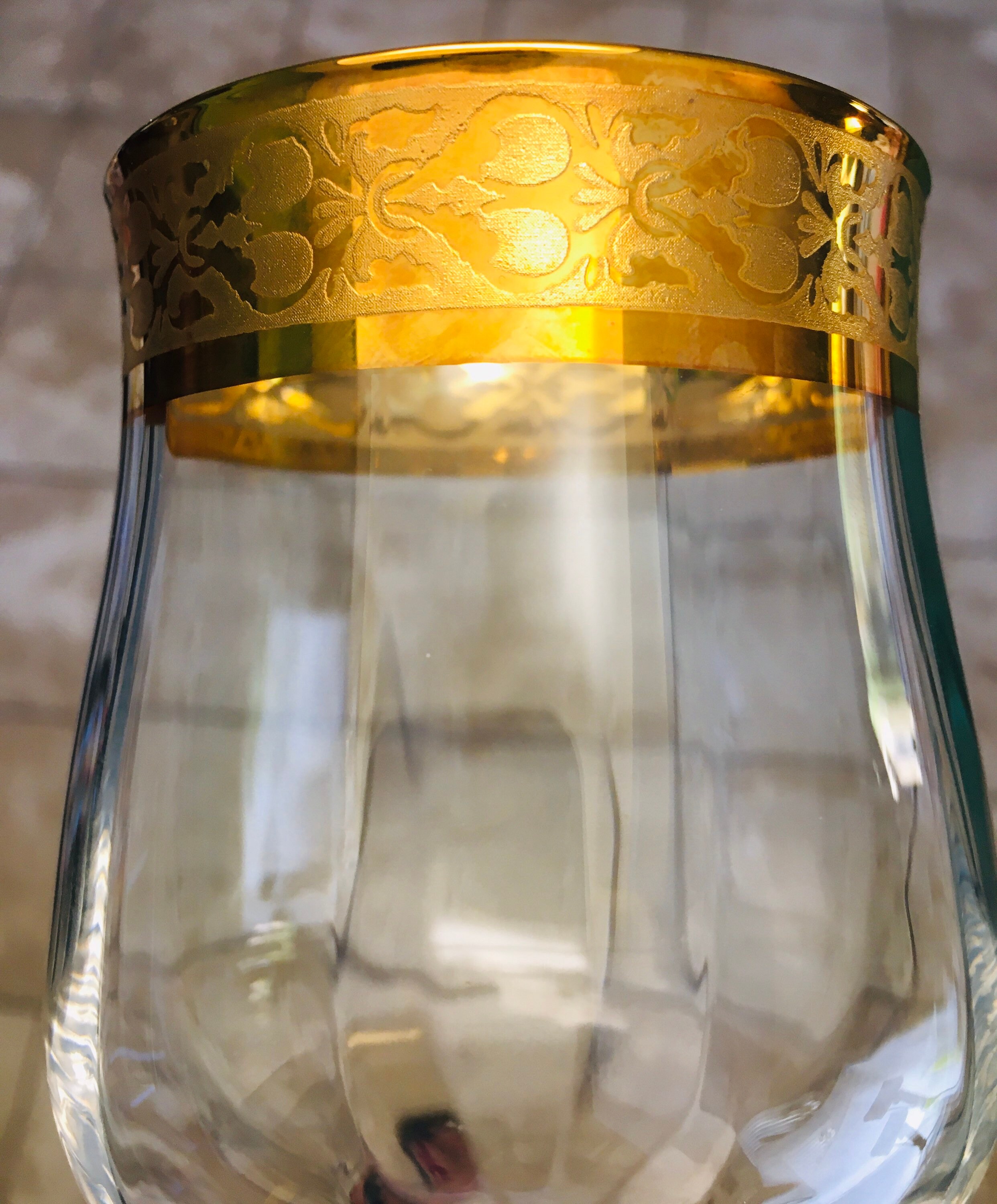 lavorato a mano wine glasses