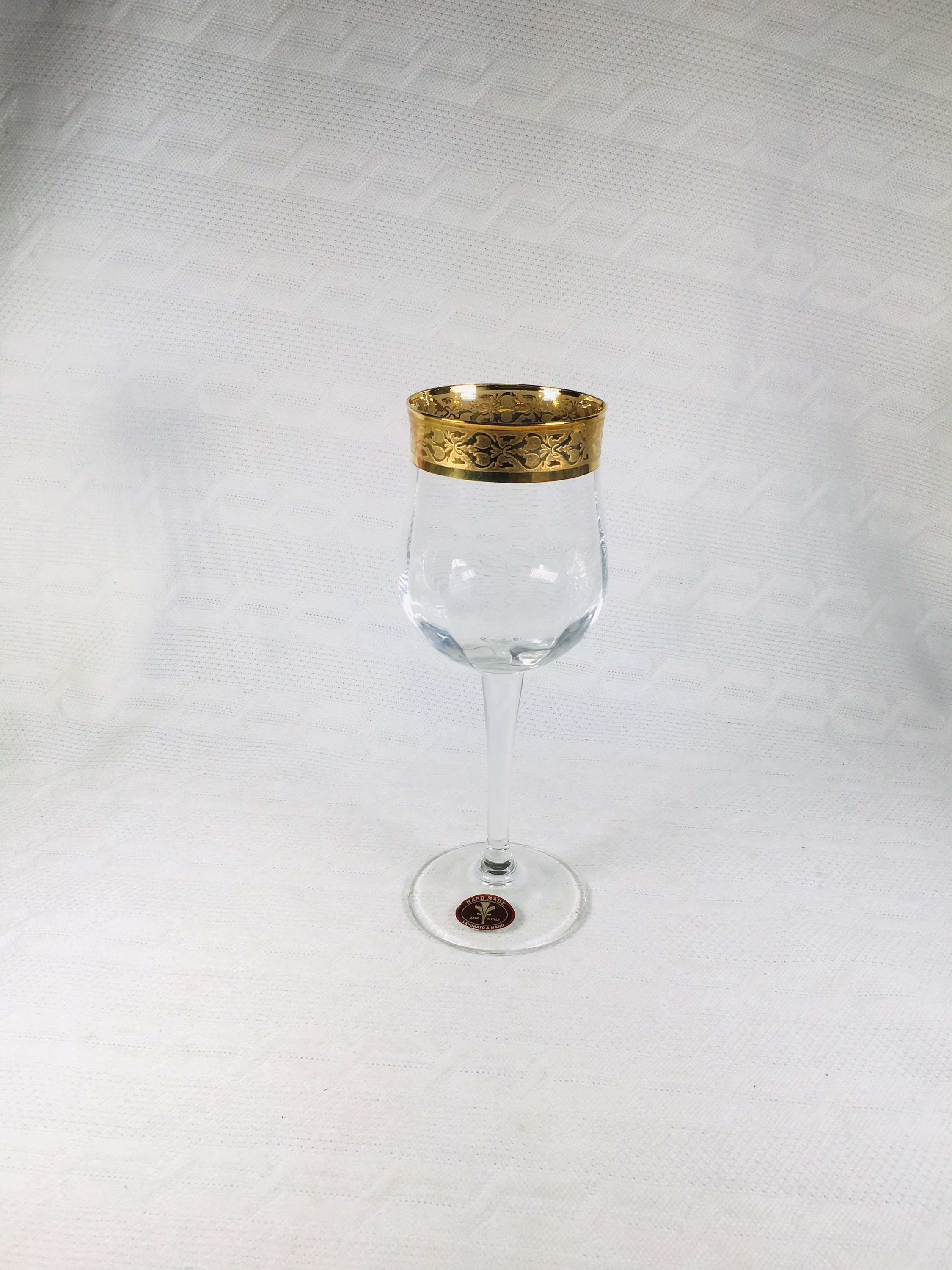 lavorato a mano wine glasses