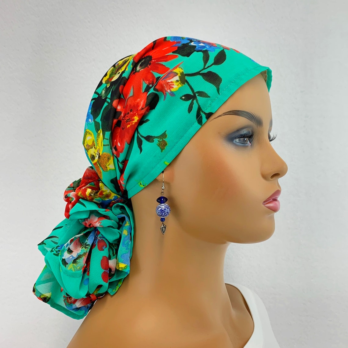Pre Tied Chemo Head ScarfWomen's Cancer ScarfChemo Etsy